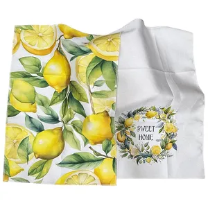 دستمال نظافت خانه و آشپزخانه نخ مدل Limo کد 01 بسته 2 عددی