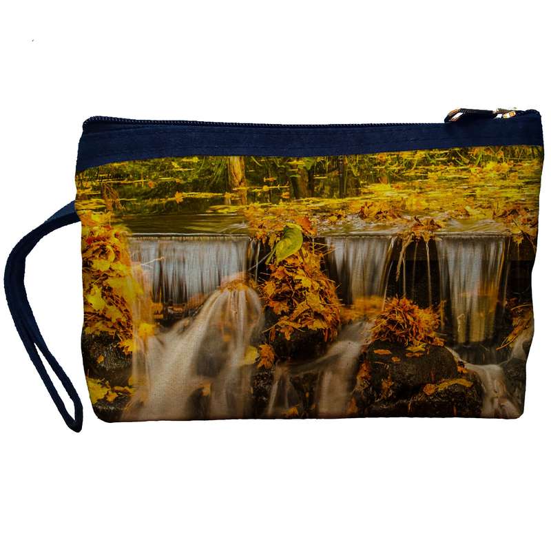 کیف لوازم آرایش زنانه آی تمر مدل منظره آبشار کد 248