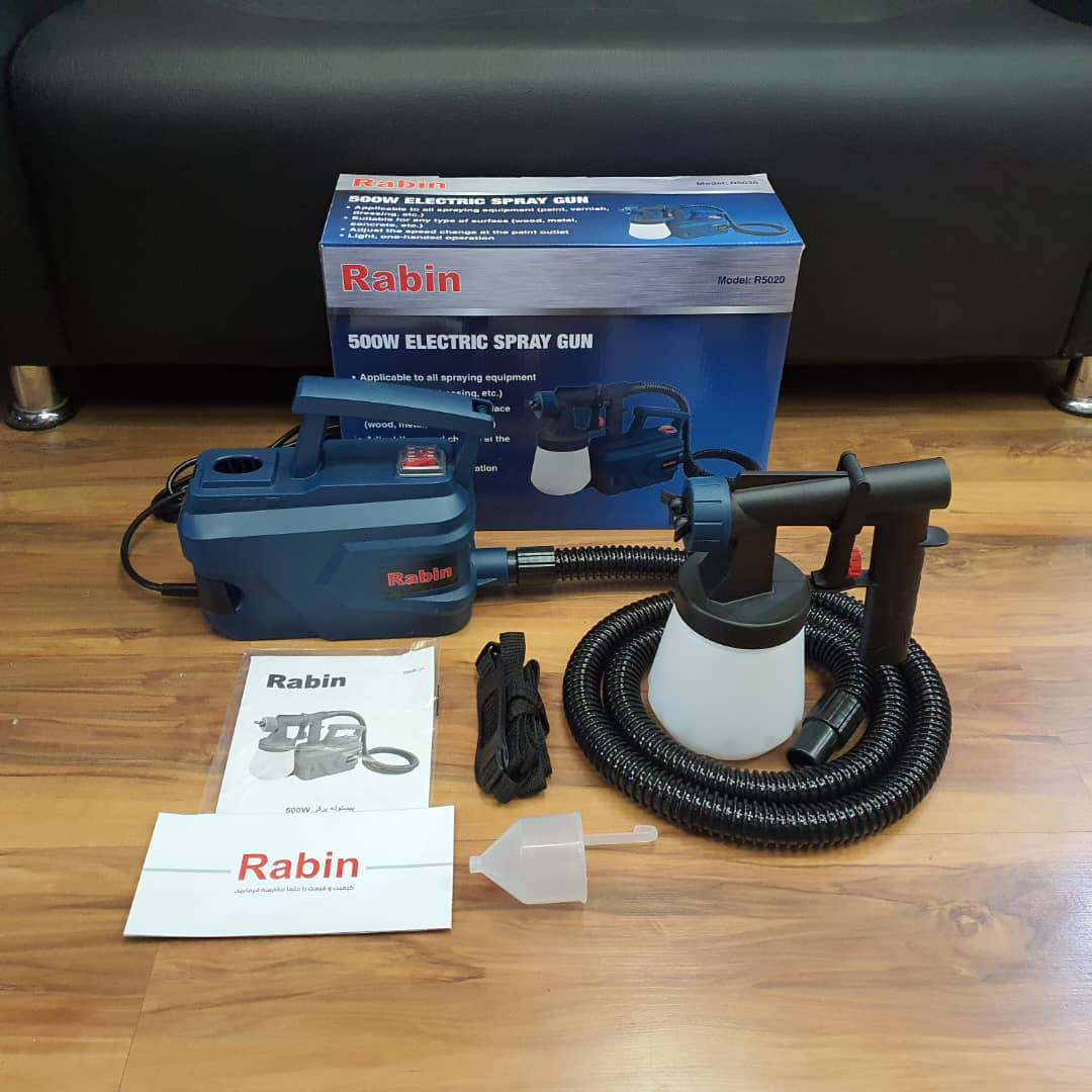 پیستوله رنگ پاش برقی رابین مدل RABIN-5020