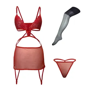 لباس خواب زنانه شیک فام مدل 8849