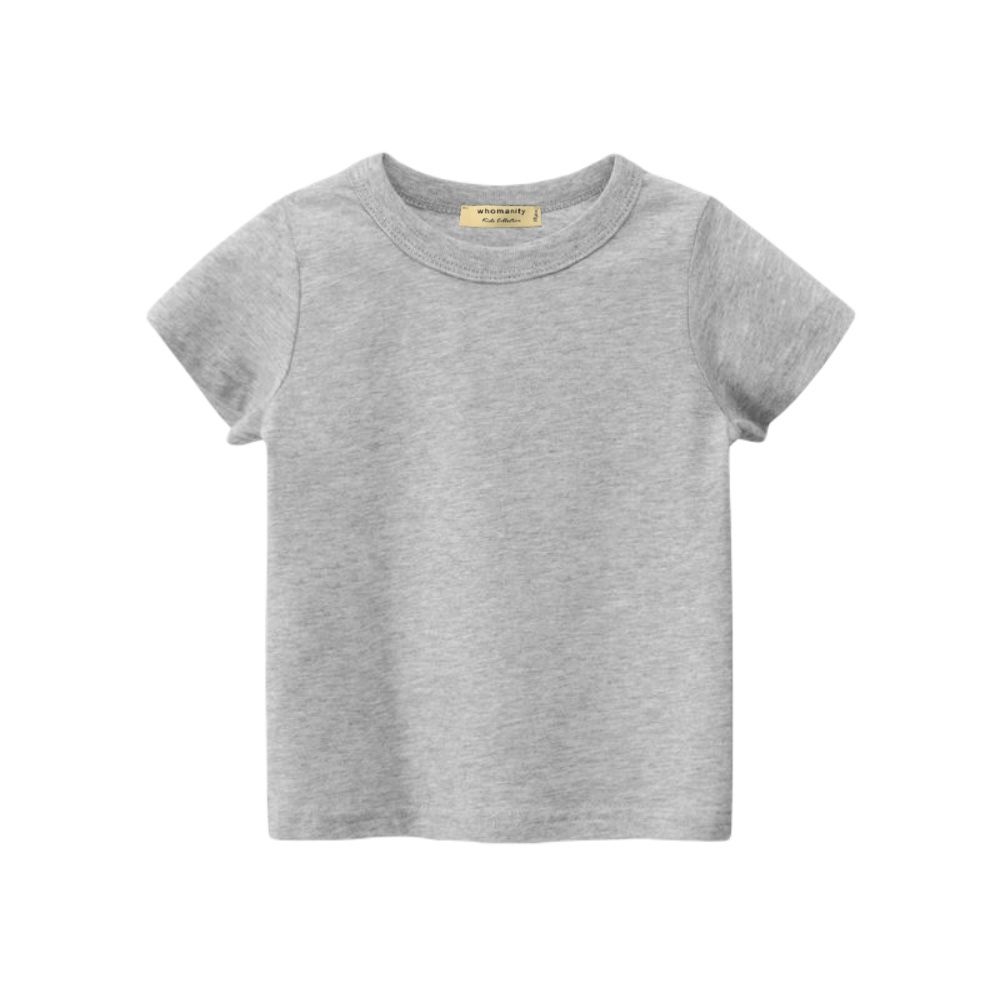 تی شرت آستین کوتاه پسرانه هومنیتی مدل WYKBTS9947-GRY