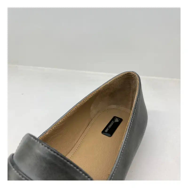 کفش زنانه سرزمین چرم کد 1685 رنگ طوسی