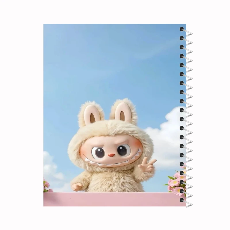 دفتر مشق 60 برگ ملیچک طرح لبوبو کد 003