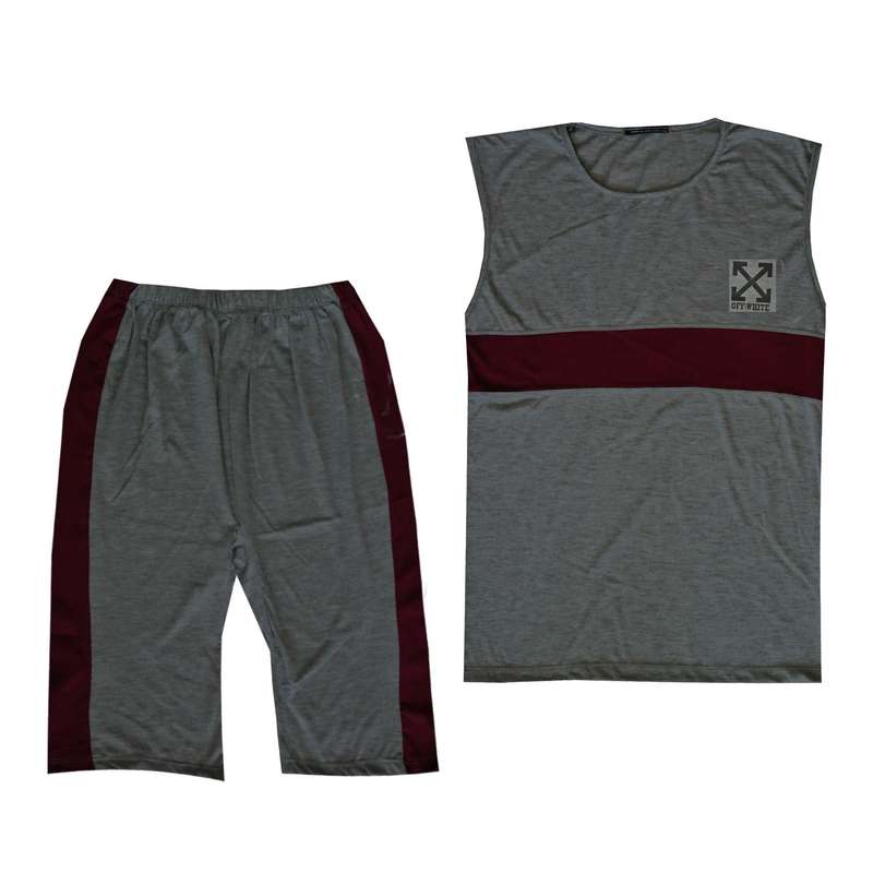 ست تاپ و شلوارک مردانه مدل MADI27