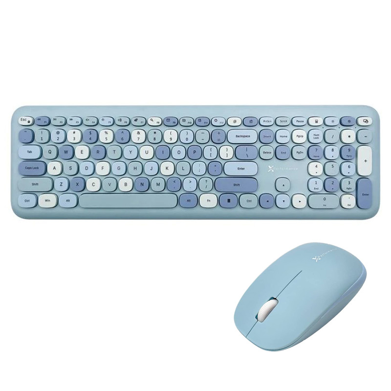 کیبورد و موس ایکس ناین پرفورمانس مدل X9RFCOLORCBBR 