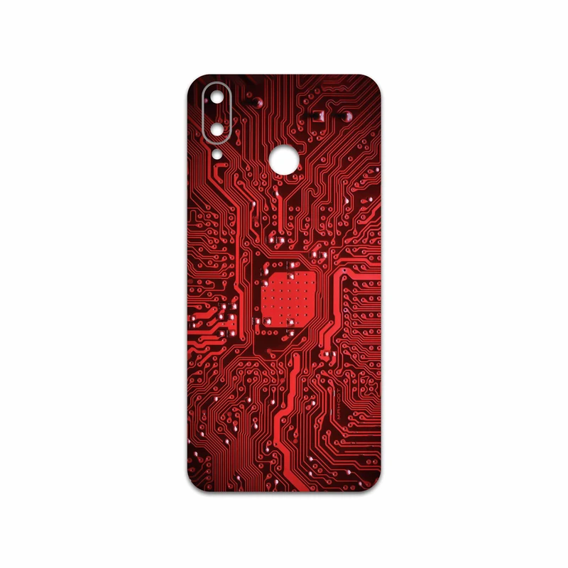 برچسب پوششی ماهوت مدل Red Printed Circuit Board مناسب برای گوشی موبایل جی پلاس Q10