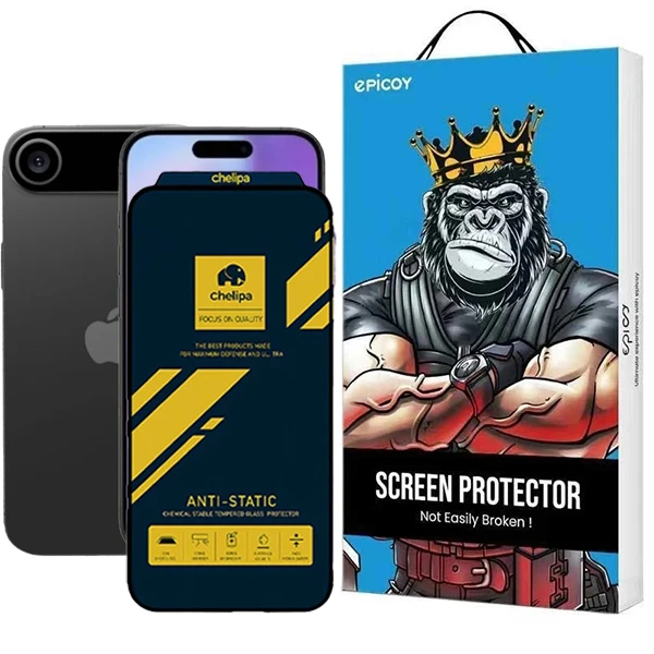 محافظ صفحه نمایش اپیکوی مدل Chelipa Anti-Static مناسب برای گوشی موبایل اپل iPhone 17 Air