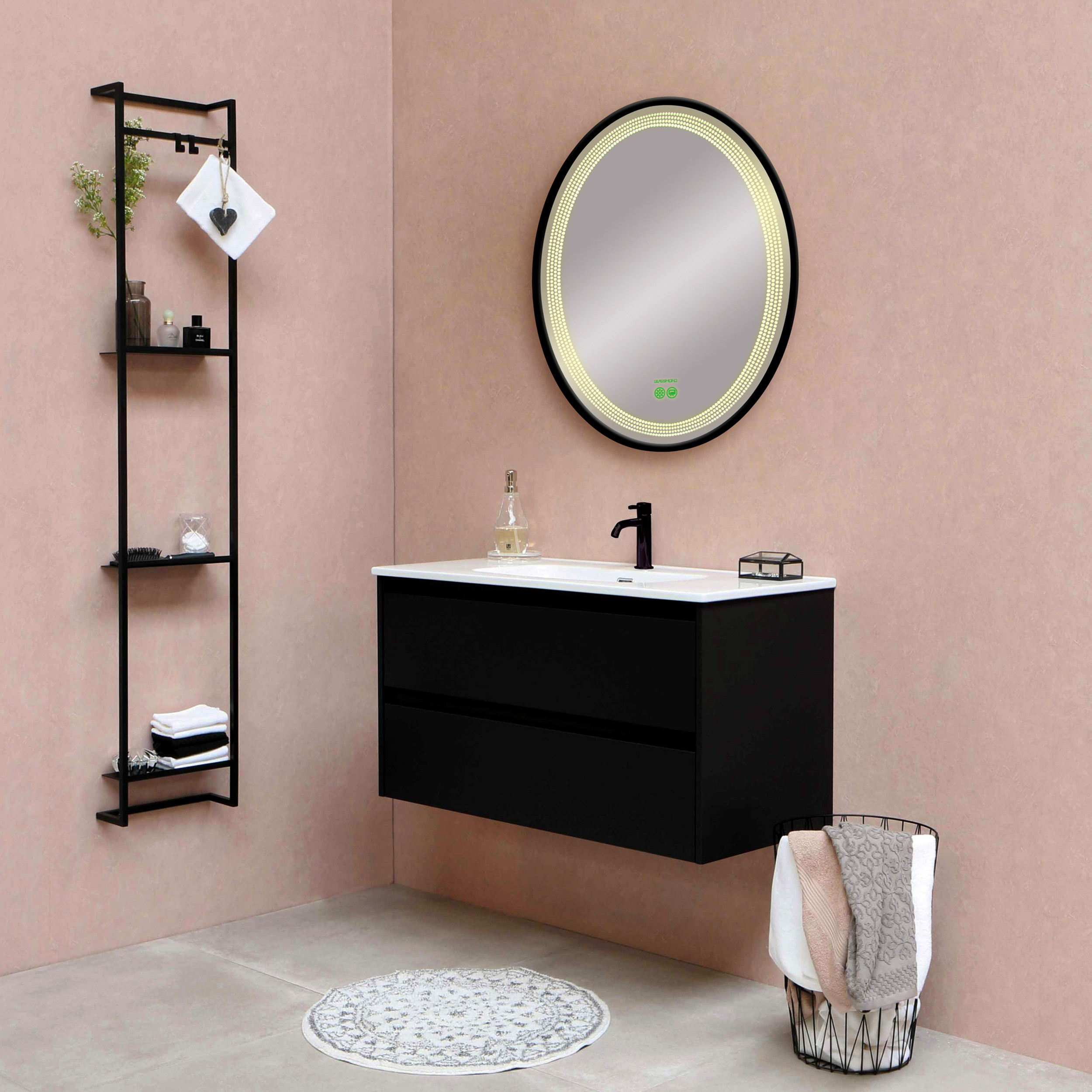 آینه سرویس بهداشتی گلسموند مدل ضدبخار کد SLW111s آینه سرویس بهداشتی گلسموند مدل ضدبخار کد SLW111s