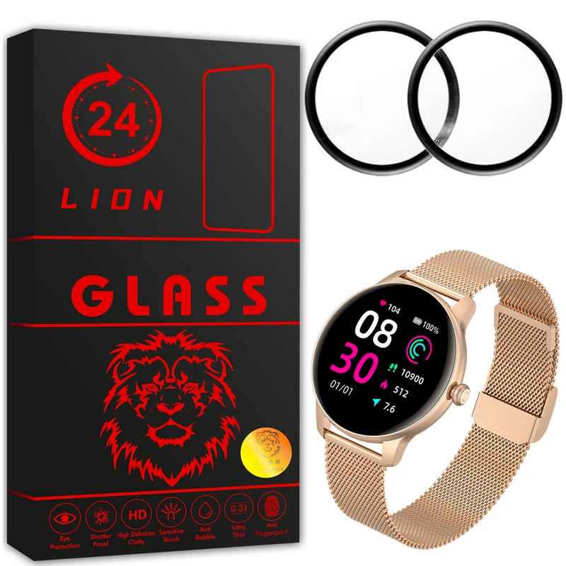 محافظ صفحه نمایش لاین مدل RT007 مناسب برای ساعت هوشمند شیائومی Smart Watch Kieslect Lady L11 بسته دو عددی