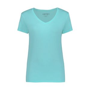 نقد و بررسی تی شرت زنانه کوتون مدل 0YAK13640OK-Baby blue توسط خریداران