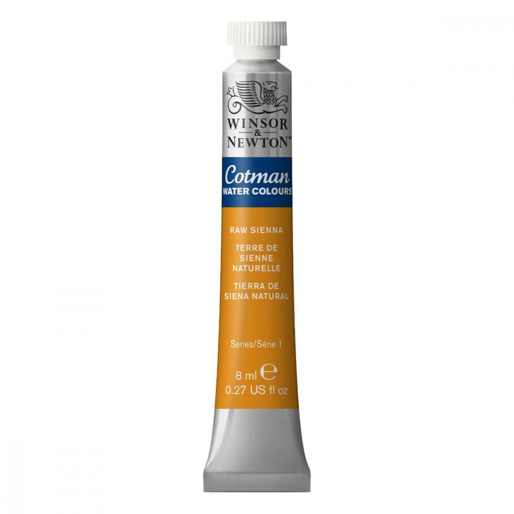 آبرنگ وینزور اند نیوتن مدل Raw Sienna کد 552 حجم 8 میلی لیتر