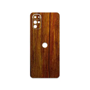 MAHOOT Orange-Wood Cover Sticker for Motorola Moto G22