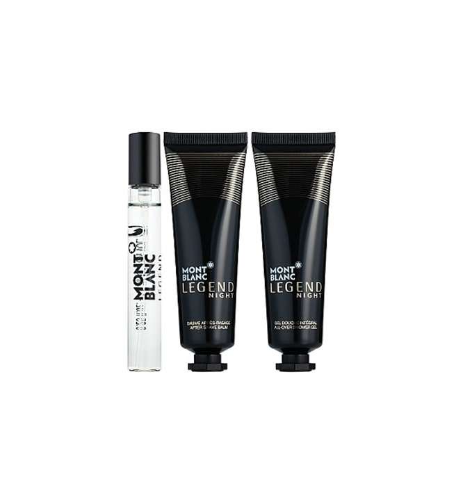  ست ادو پرفیوم مردانه مون بلان مدل Legend Night حجم 7.5 میلی لیتر