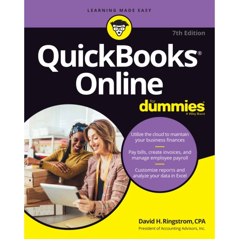 کتاب QuickBooks Online For Dummies اثر David H. Ringstrom CPA انتشارات تازه ها