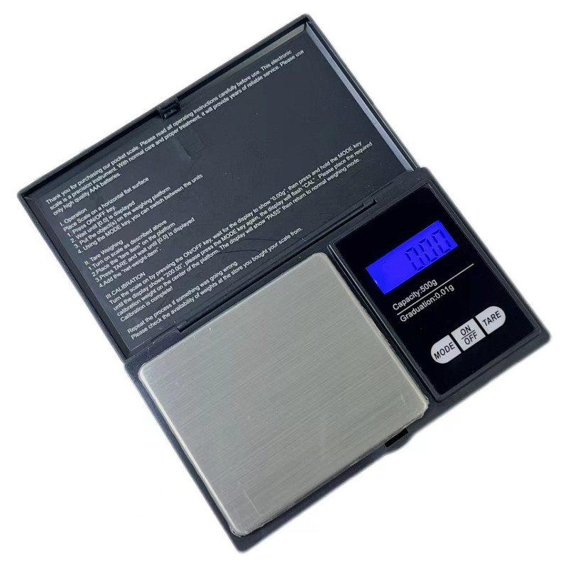 ترازو آشپزخانه دیجیتال مدل S500 حداکثر ظرفیت قابل اندازه‌گیری 0.5 کیلوگرم با دقت اندازه‌گیری 0.1 گرم