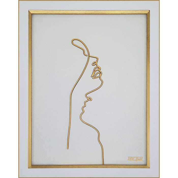 تابلو طلاکوب زرین هنر ایران مدل رخسار مدرن