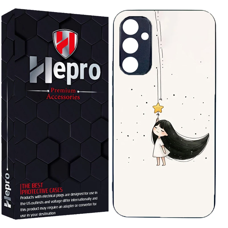 کاور هپرو طرح دخترانه کد Dimo-332 مناسب برای گوشی موبایل سامسونگ Galaxy A24