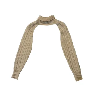 پلیور یقه اسکی زنانه مدل Cable Knit