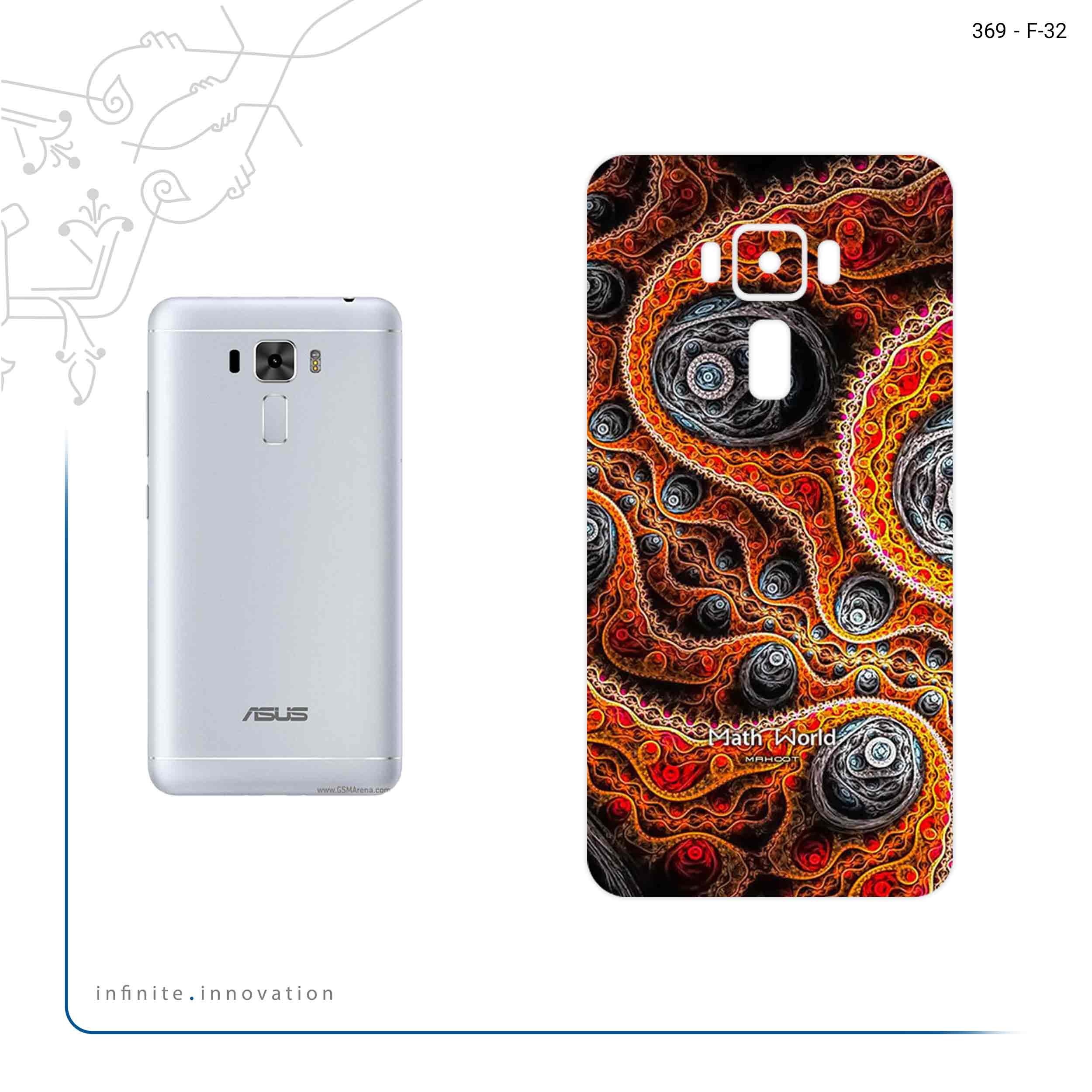 برچسب پوششی ماهوت مدل Mathematical Geometric Shape 7 مناسب برای گوشی موبایل ایسوس Zenfone 3 Laser ZC551KL