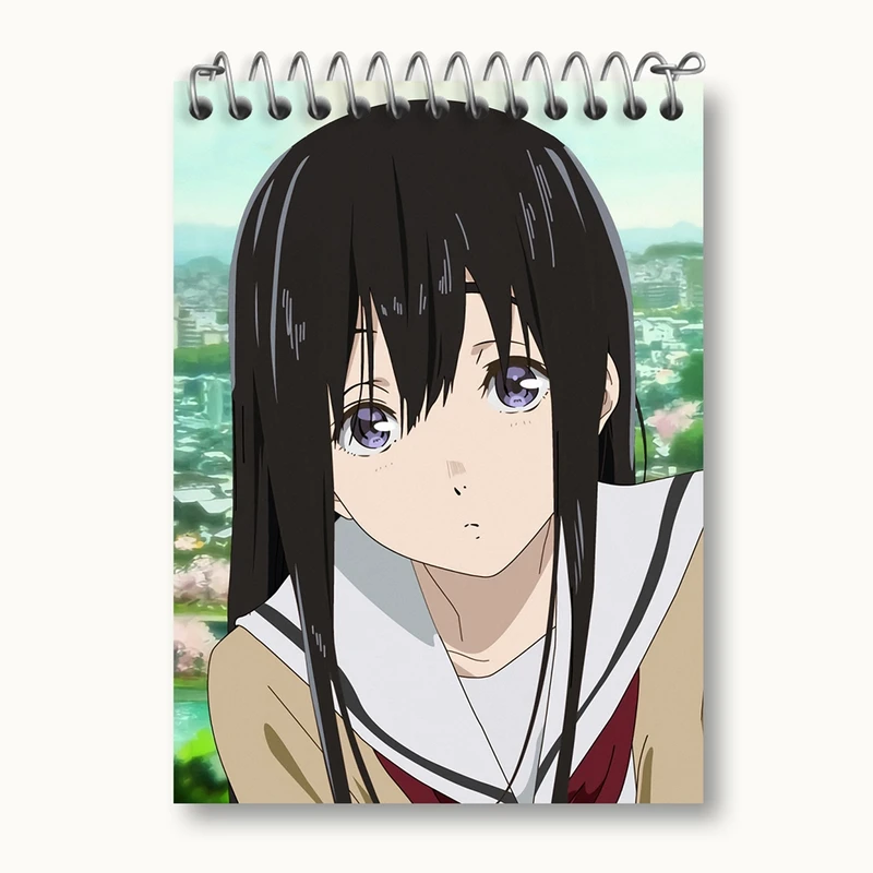 دفتر یادداشت 50 برگ خندالو مدل نائوکو انیمه سایلنت ویس A Silent Voice کد 15806