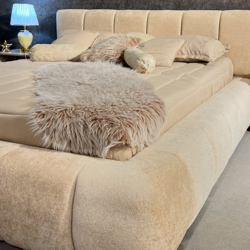 سرویس تخت خواب تدی مدل V01 دو نفره سایز 160 * 200 سانتی‌متر مجموعه 6 عددی