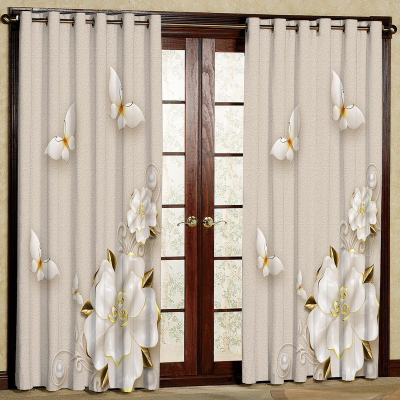 پرده مدل مخمل پانچی کد 1078a سایز 200x140 سانتی متر