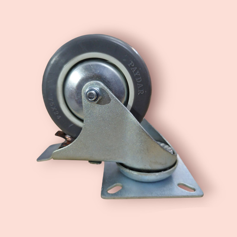 چرخ کفیدار پایدار مدل TS-75MM کد 3/8 چرخ کفیدار پایدار مدل TS-75MM کد 3/8