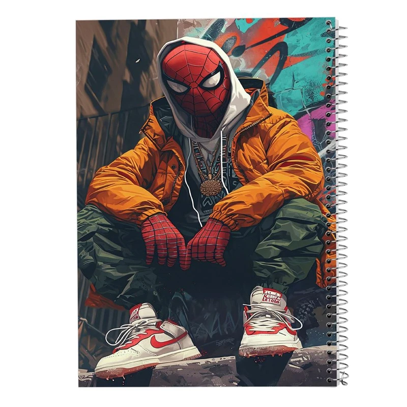 دفتر لیست خرید 50 برگ مدوپد مدل مردعنکبوتی (spiderman) کد DF15042