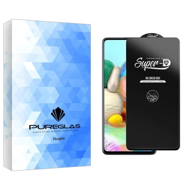محافظ صفحه نمایش پیور گلس مدل NueGlas SuperD_ESD مناسب برای گوشی موبایل سامسونگ Galaxy A71