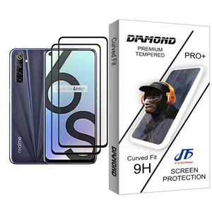 JF Diamond Glass MIX002 Screen Protector For Realme 6S Pack Of 2