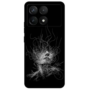 Megafone Face Sketch 7423 Cover For Xiaomi Poco X6 Pro