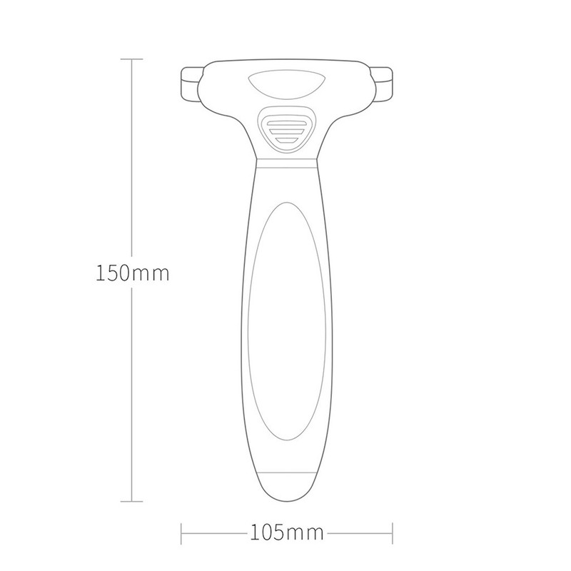 برس موی سگ و گربه پاوبی مدل MG-PCO001