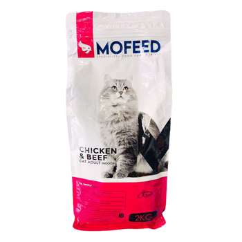 غذای خشک گربه مفید مدل Chiken&Beef وزن 2000 گرم