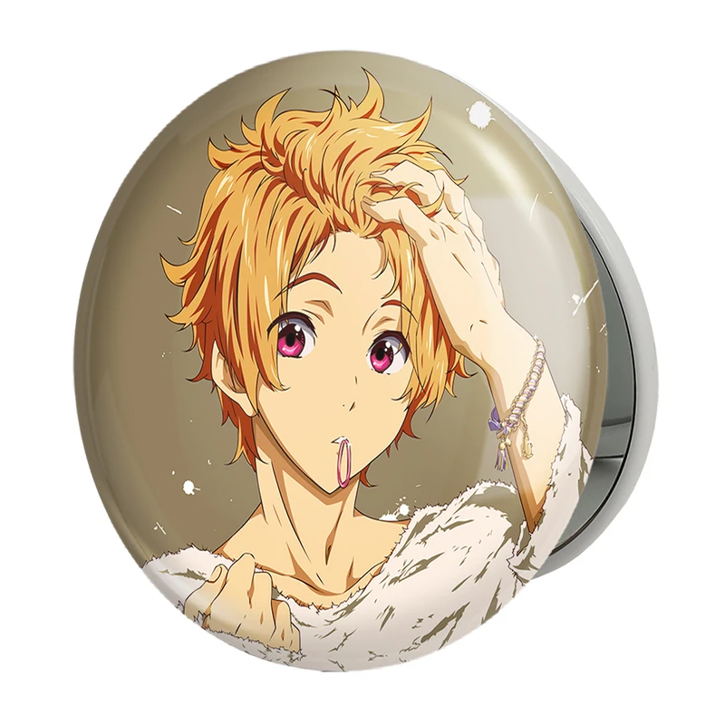 آینه جیبی خندالو طرح هازوکی ناگیسا انیمه فری تیل Fairy Tail مدل تاشو کد 15615 
