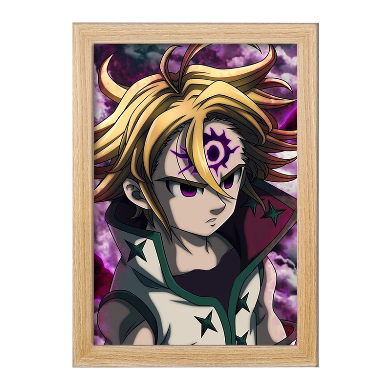 تابلو خندالو مدل ملیوداس انیمه هفت گناه کبیره  کد 17596