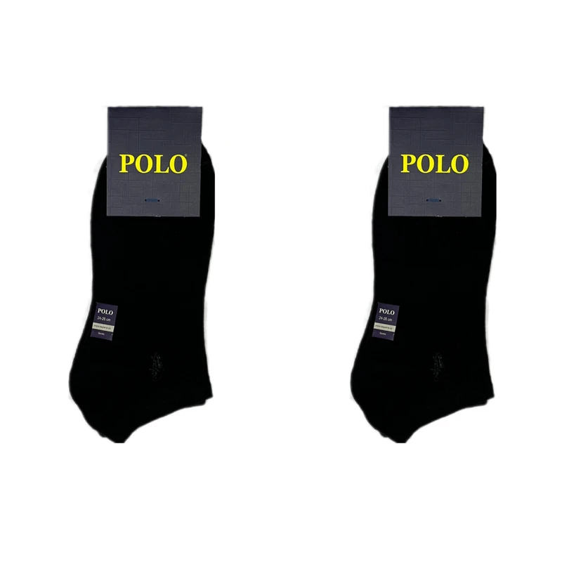 جوراب ساق کوتاه مردانه پولو مدل MOCHB2 بسته 2 عددی