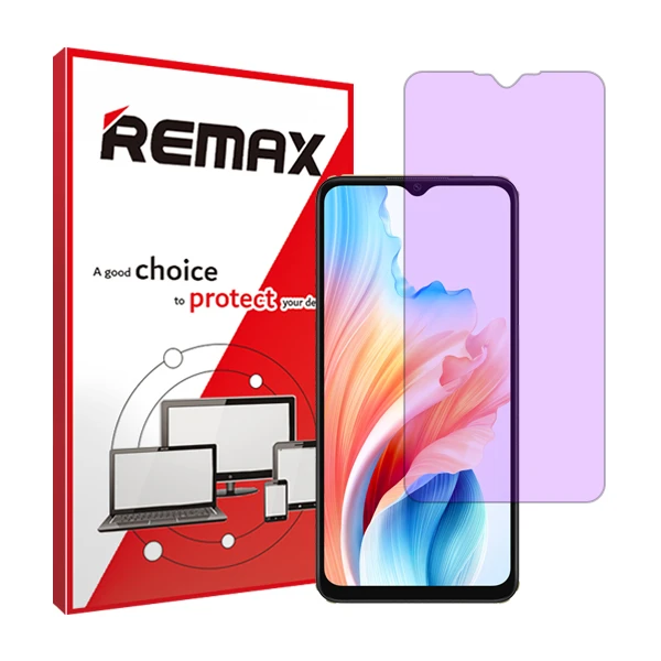 محافظ صفحه نمایش ضد اشعه بنفش ریمکس مدل Resistant مناسب برای گوشی موبایل اوپوA38 