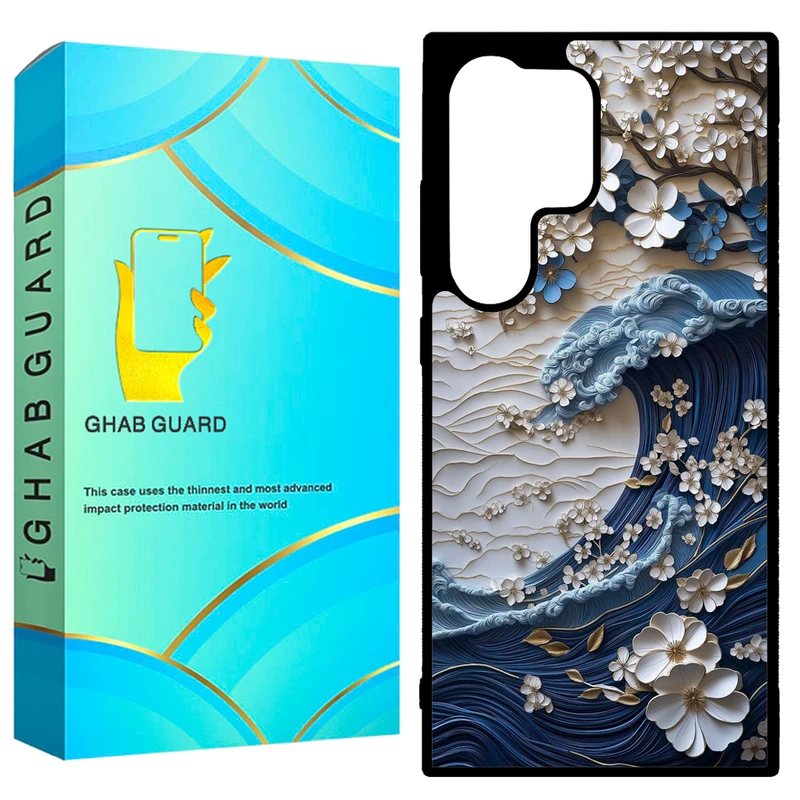 کاور قاب گارد طرح گل مدل GCHPD24U مناسب برای گوشی موبایل سامسونگ Galaxy S24 Ultra 5G