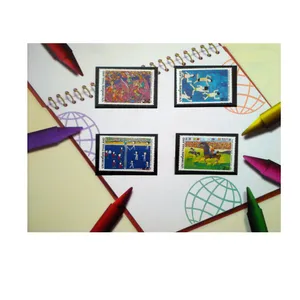 تمبر یادگاری مدل ملل کد DS-1052 مجموعه 4 عددی