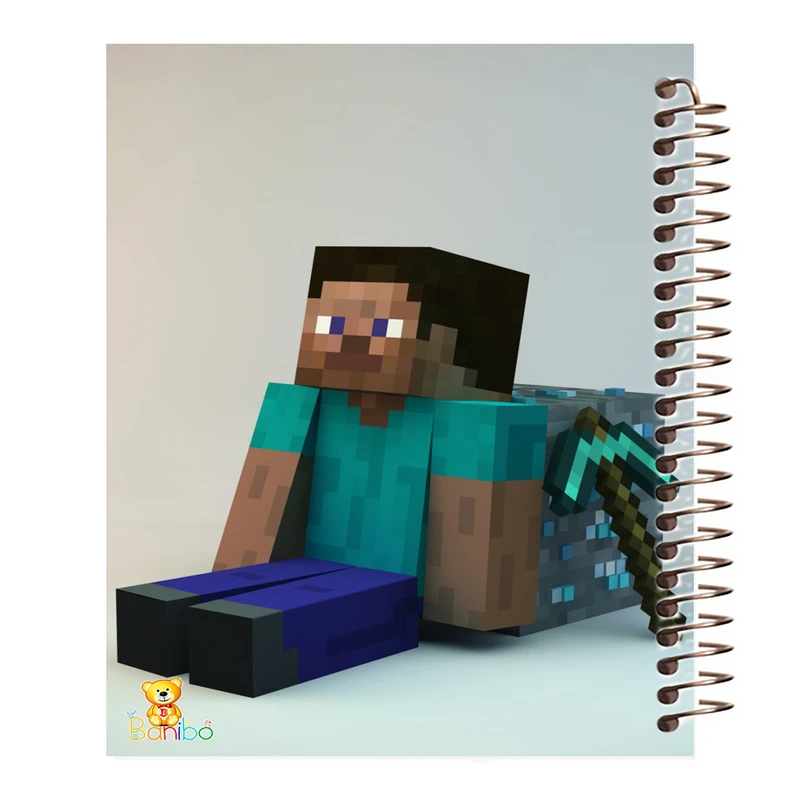 دفتر نقاشی 50 برگ بانیبو مدل ماینکرف کد 1228