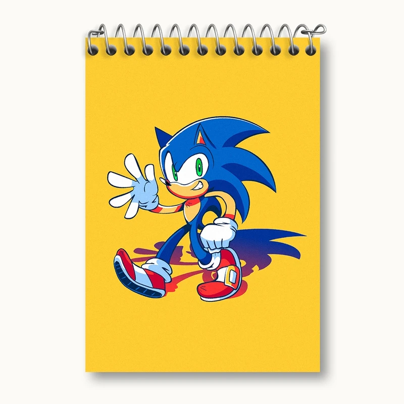 دفتر یادداشت 50 برگ خندالو مدل سونیک (Sonic) کد 37015