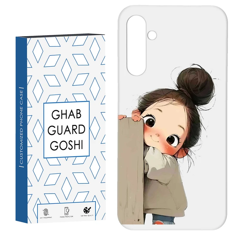 کاور قاب گارد گوشی طرح دختر ملوس کد Dimo-961 مناسب برای گوشی موبایل سامسونگ Galaxy S23 Fe