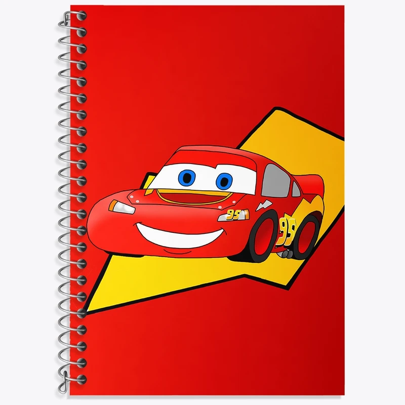 دفتر لغت 50 برگ خندالو طرح ماشین ها (Cars) کد 36531