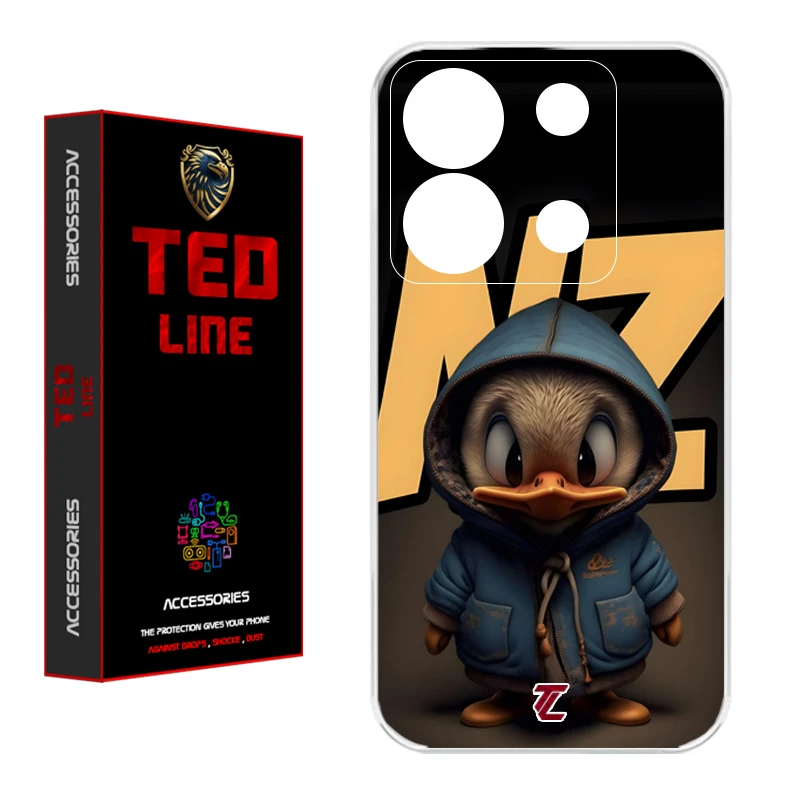 کاور تد لاین طرح اردک کد 1120 مناسب برای گوشی موبایل شیائومی Redmi Note 13 Pro 5G / Poco X6