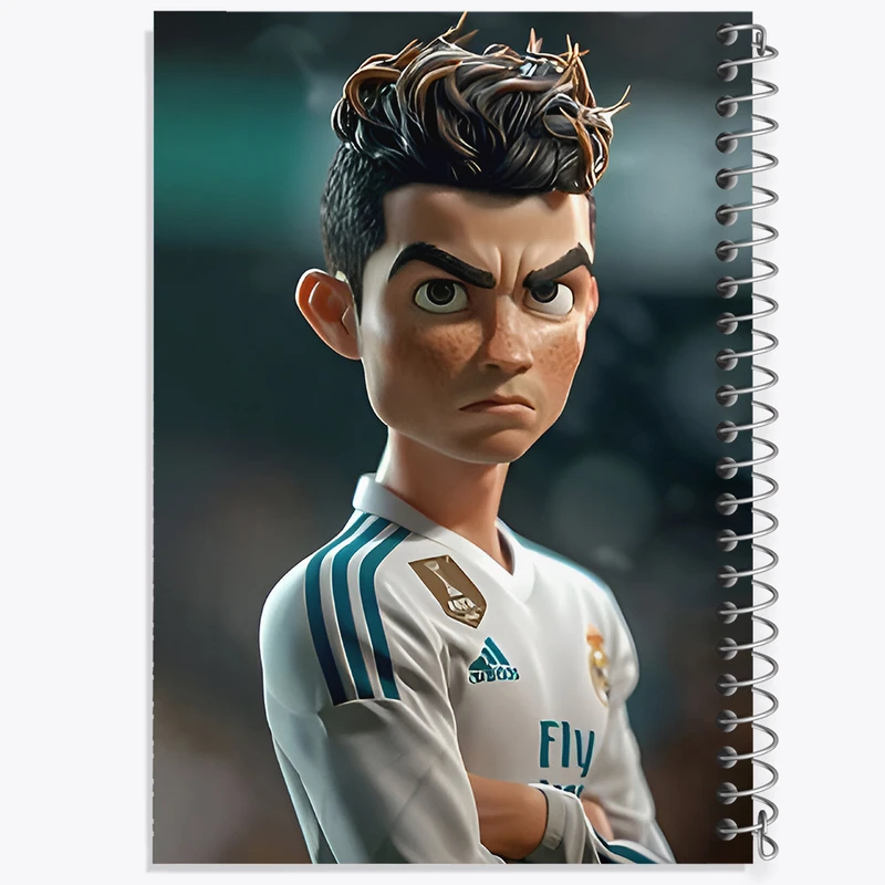 دفتر نقاشی 50 برگ خندالو طرح کریستیانو رونالدو کد F7204