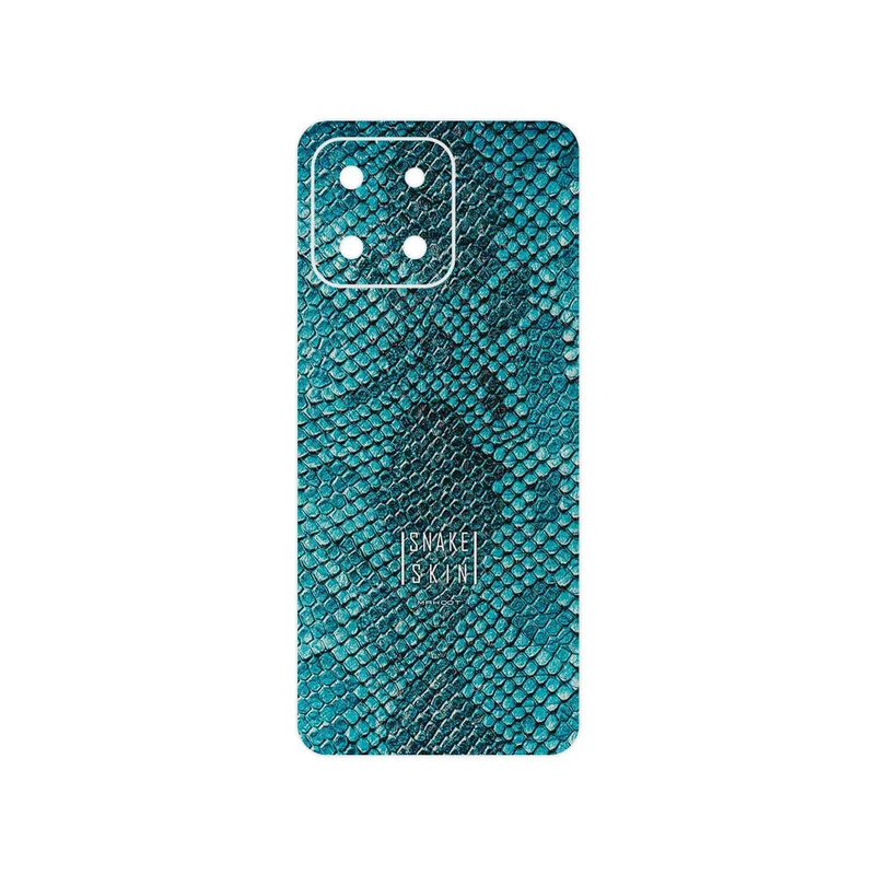 برچسب پوششی ماهوت مدل Blue Snake Skin مناسب برای گوشی موبایل آنر X6