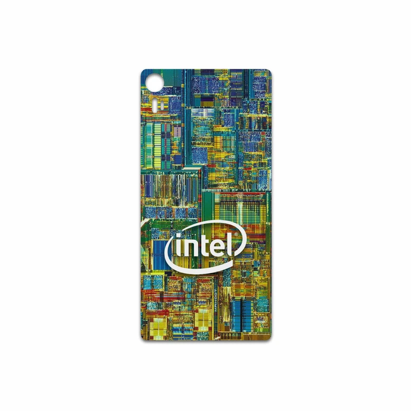 برچسب پوششی ماهوت مدل Intel Brand مناسب برای گوشی موبایل لنوو Vibe Shot