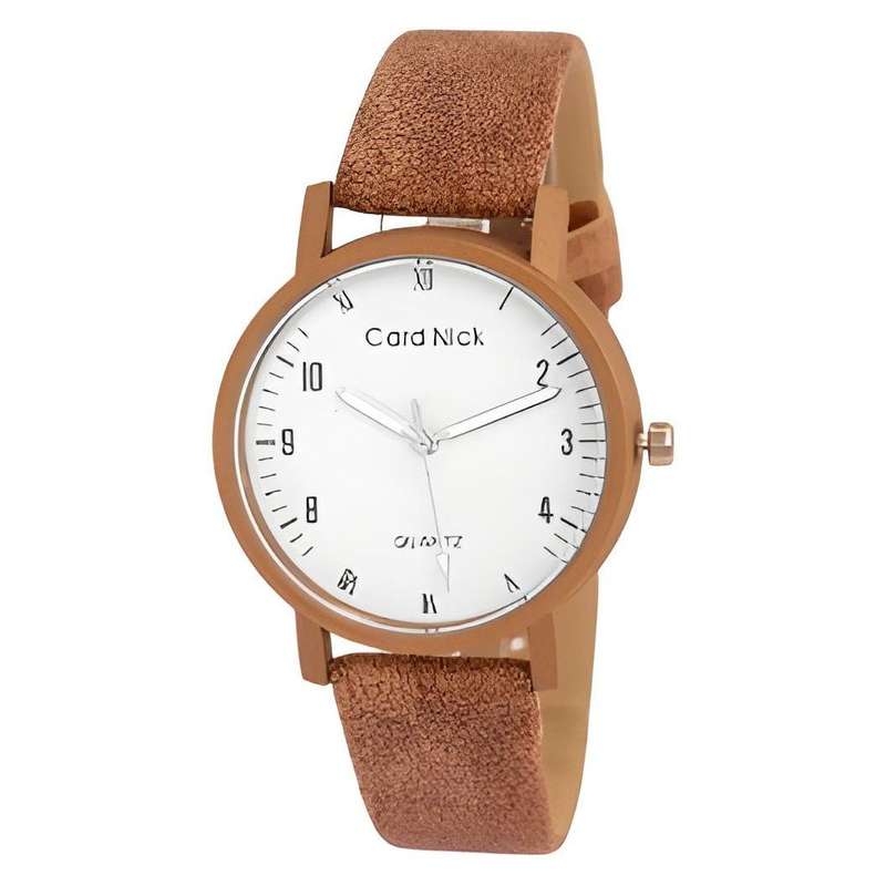 ساعت مچی عقربه ای مدل چرمی ساده 03 ساعت مچی عقربه ای مدل چرمی ساده 03