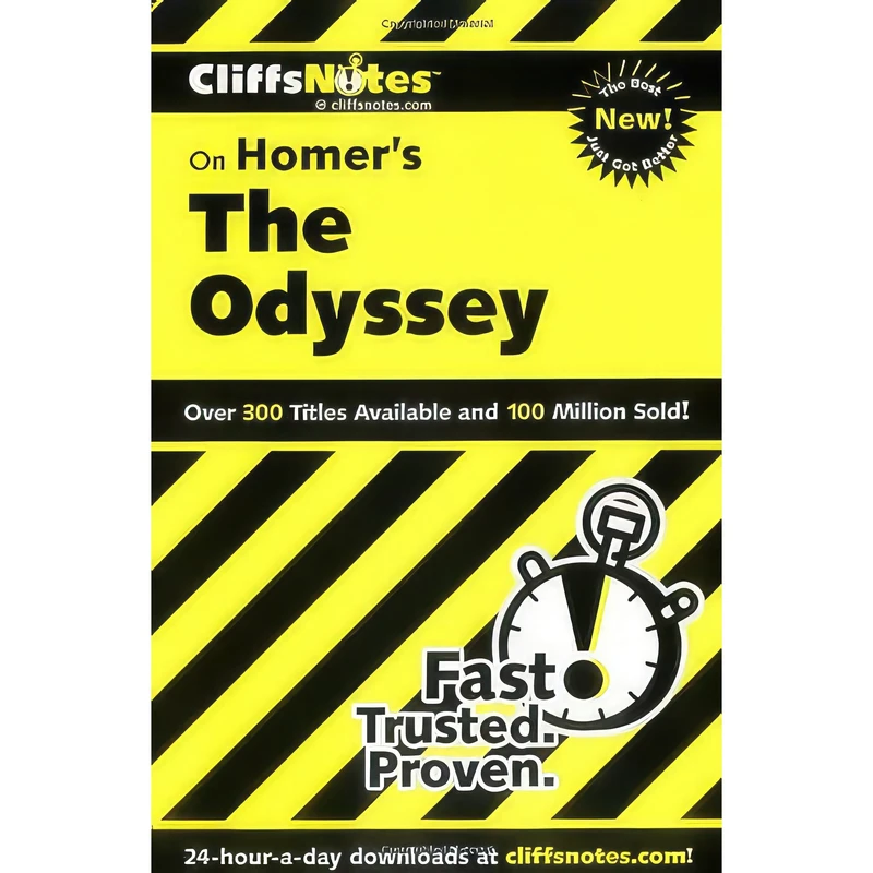کتاب CliffsNotes on Homers The Odyssey اثر Stanley P. Baldwin انتشارات Cliffs Notes