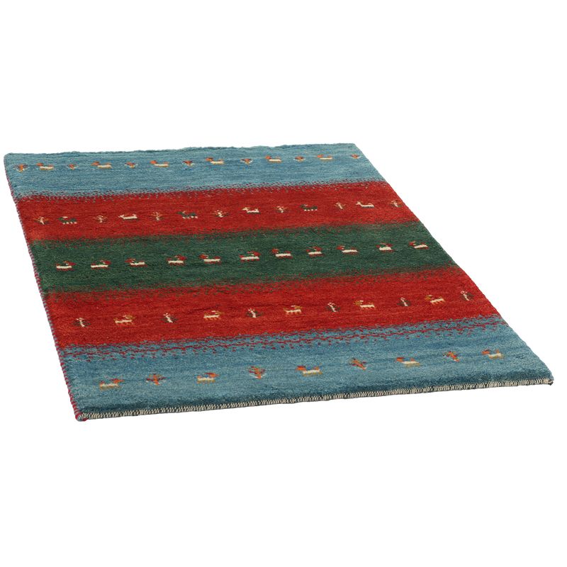 گبه دستبافت یک متری مدل ایلیاتی 522941
